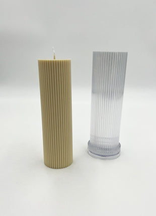 Ribbed Pillar Mould (Tall)