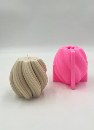 Twirl Candle Mould (XL)